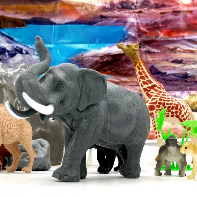 Safari Tierfiguren Set 34-teilig von Woopie
