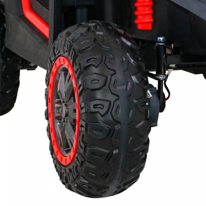 Buggy ATV Racing pro 2 Kinder + Antrieb 4x4 + Fernsteuerung + langsamer Start + MP3 LED – Rot