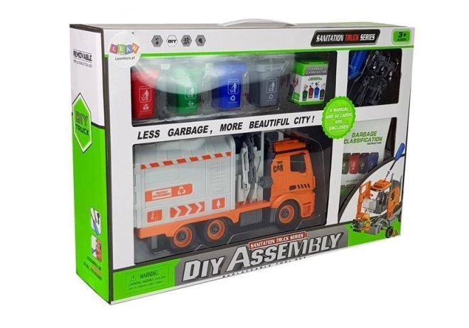 DIY Müllwagen mit Abfallsortierung