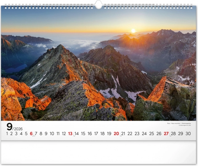 Wandkalender Magische Tatra 2026