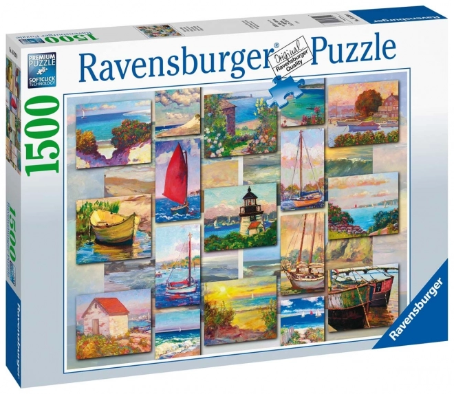 Ravensburger Puzzle 1500 Teile Küsten-Collage