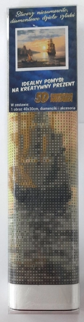 Diamantmalerei Segelboot 30x40cm Kreativset