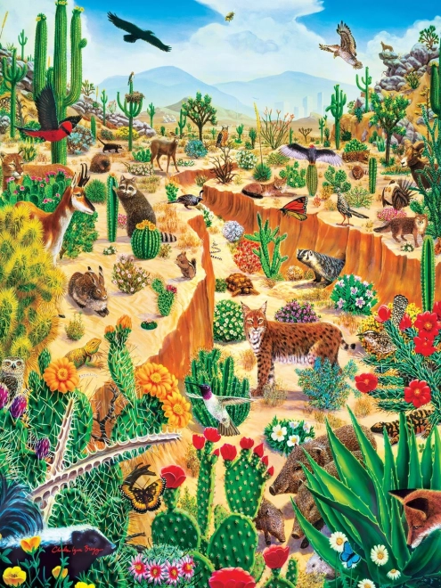 Puzzle Meisterwerke Letzte Oase 550 Teile