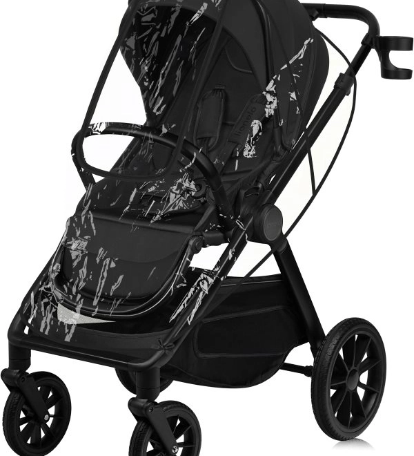Lionelo Kombikinderwagen Layla 3-in-1 Schwarzer Onyx