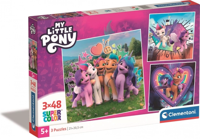 Puzzle Set 3x48 Teile - My Little Pony