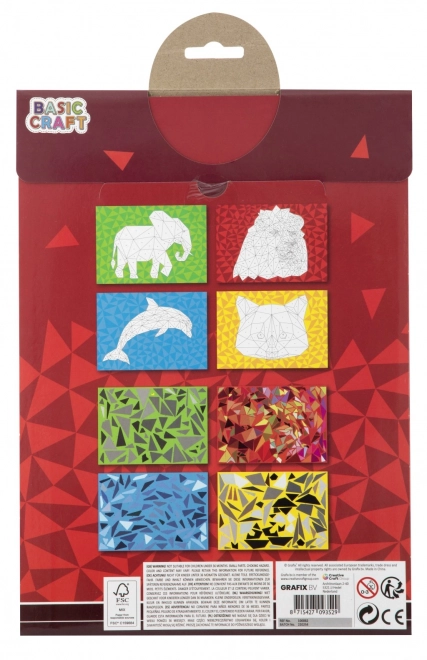 Sticker-Puzzle nach Zahlen A4