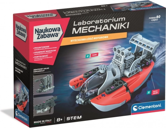 Mechaniklabor – Motorboot CLEMENTONI
