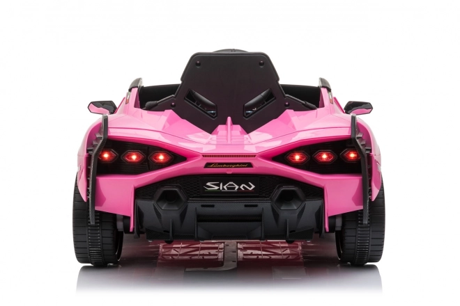 Lamborghini SIAN Kinderauto mit Batterie und Fernbedienung – Rosa