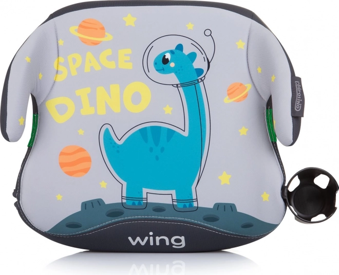 Chipolino Kindersitzerhöhung Wing i-Size 125-150cm Isofix, Space Dino