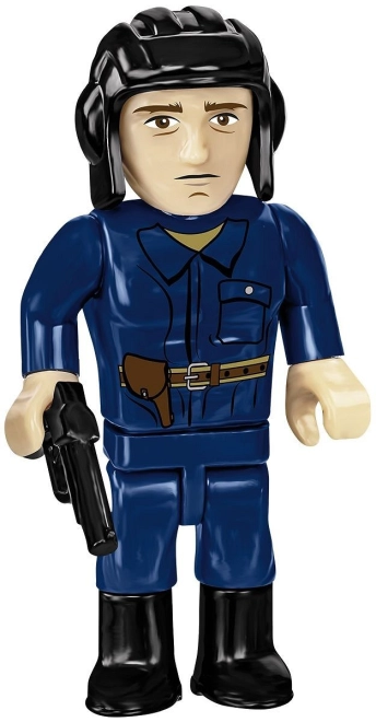 Panzersoldaten-Figur und detaillierter Innenraum