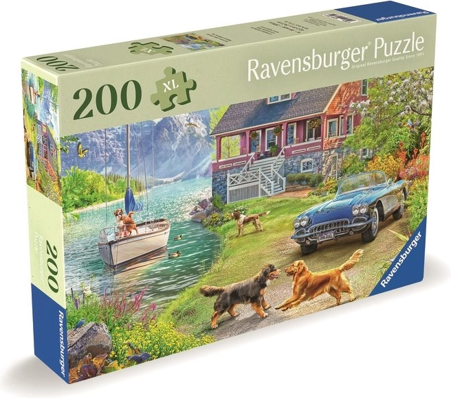 Ravensburger Puzzle Sommer am See 200 Teile