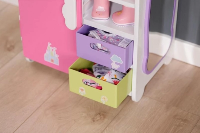 Baby Born Regenbogen Schrank