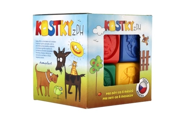 Bunte Plastikbausteine Set