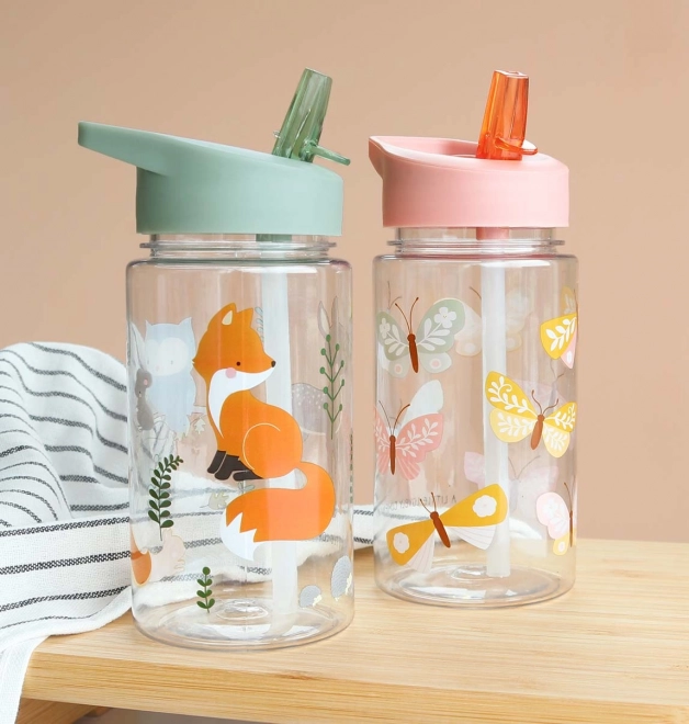 A Little Lovely Company Trinkflasche – Schmetterlinge