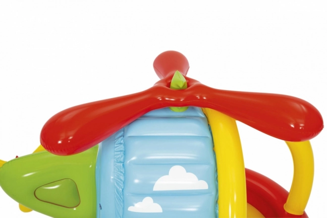 Aufblasbarer Helikopter Spielpool Fisher-Price mit Bällen