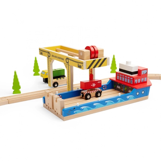 Bigjigs Rail Holz-Portalkran