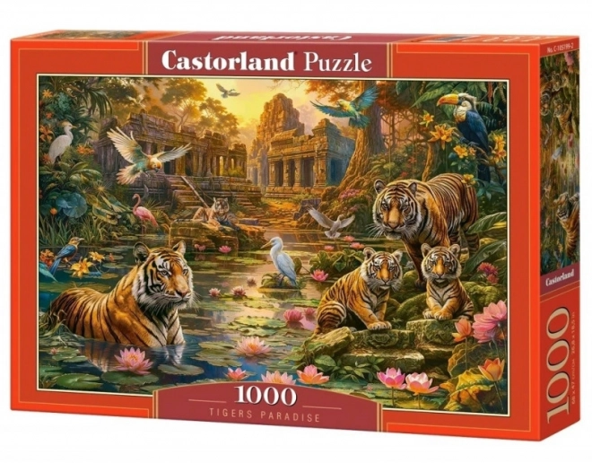 Puzzle Tigers Paradise mit 1000 Teilen