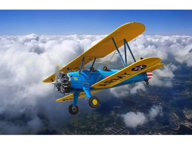 Plastikmodellflugzeug Stearman PT-17 Kaydet