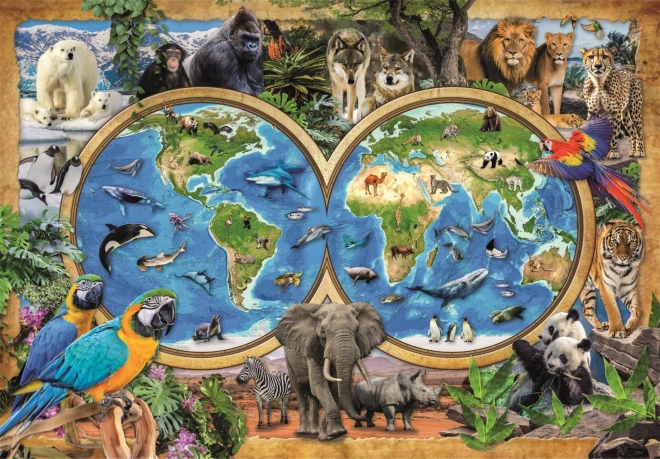 Clementoni Das fantastische Tierwelt-Puzzle, 300 Teile