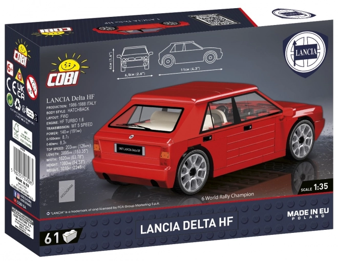 Cobi Lancia Delta HF Rally Modellbau Set