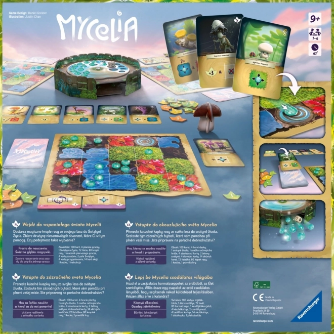 Strategie-Brettspiel Mycelium: Tal der Tausend Tautropfen