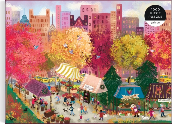 Herbst auf dem Bauernmarkt Puzzle 1000 Teile Galison