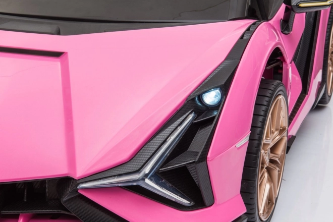 Lamborghini SIAN Kinderauto mit Batterie und Fernbedienung – Rosa