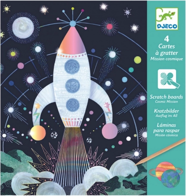 Kratzeleien Weltraummission von Djeco