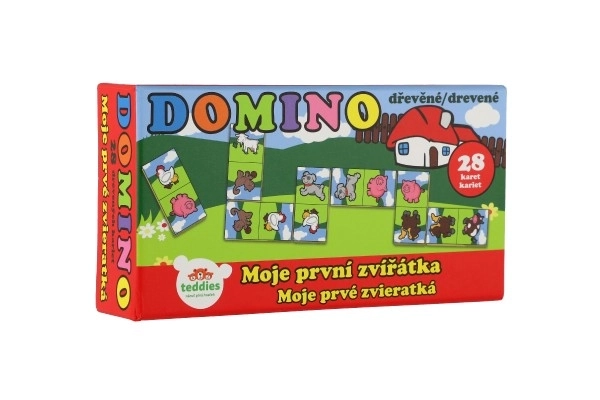 Mein Erstes Domino Tiere Holzspiel