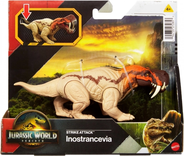 Jurassic World Figur Inostrancevia mit Angriffs-Funktion