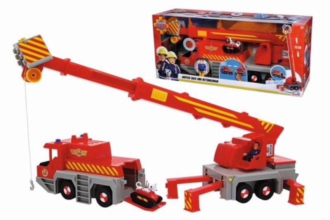 Feuerwehrmann Sam 2-in-1 Feuerwehrwagen mit Kran