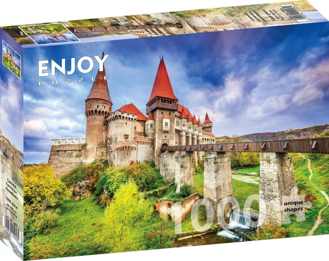 Puzzle Korvínův Schloss in Rumänien 1000 Teile