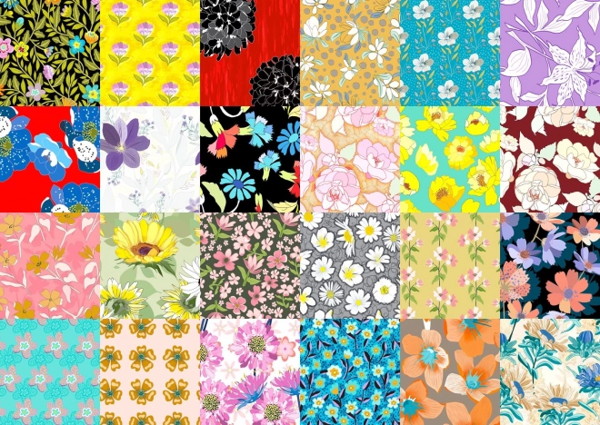 Genießen Sie Puzzle Blumenmuster 1000 Teile