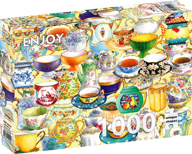 Genießen Sie das Puzzle Zeit für Tee 1000 Teile
