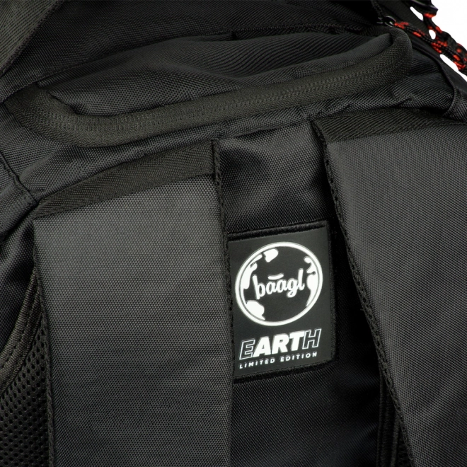 Baagl Rucksack Earth Batman Rot