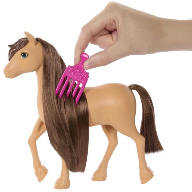 Barbie Pferd Pepper mit braunen Haaren zum Stylen