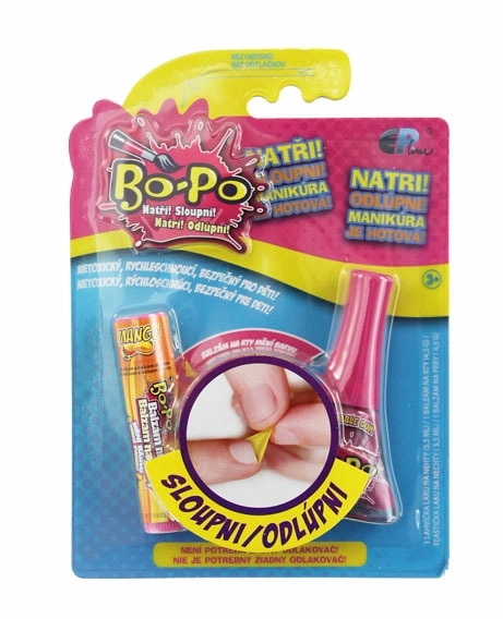 Set Nagellack und Lippenbalsam Bo-Po