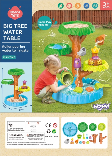 Woopie Wasser Spieltisch 2in1 Lustiger Baum