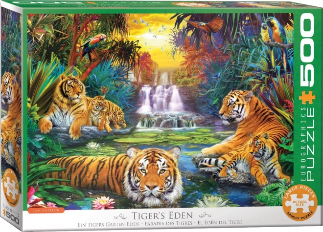 Eurographics Puzzle Tigerparadies XL 500 Teile