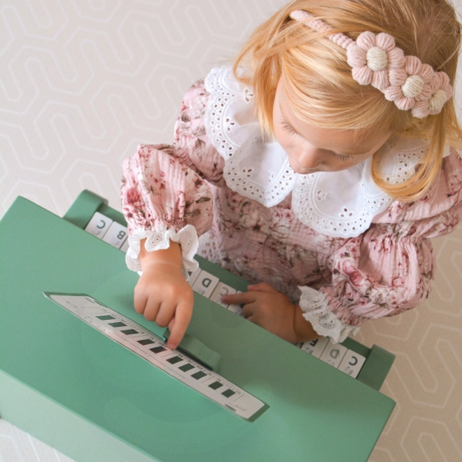 Vintage Klavier für Kinder mit Lernbuch von Classic World