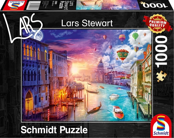 Puzzle Tag und Nacht: Venedig 1000 Teile