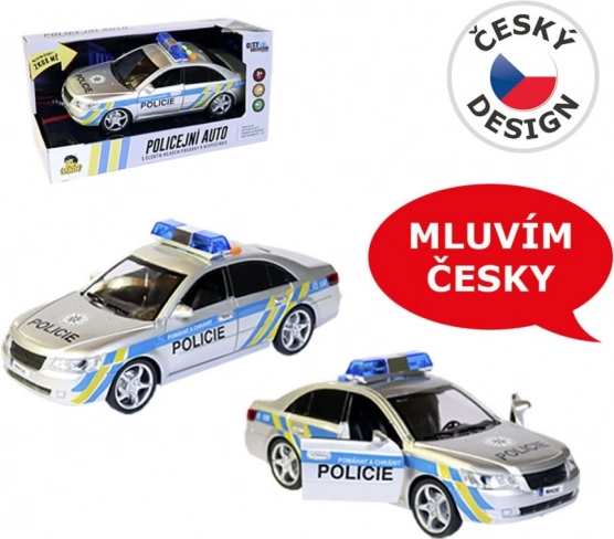 MaDe Polizeiauto mit tschechischer Stimme 24 cm