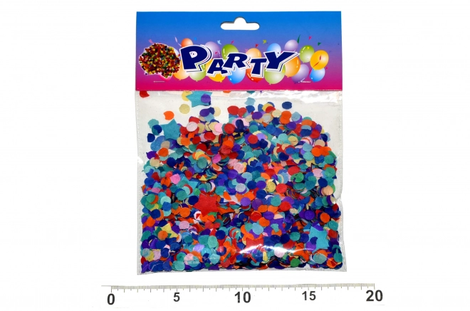 Bunte runde Konfetti