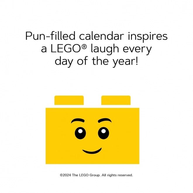 Lustiger LEGO® Kalender 2025 von Chronicle Books