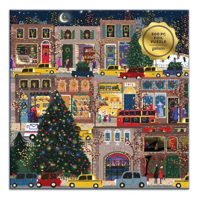 Galison Puzzle Winter Lichter 500 Teile