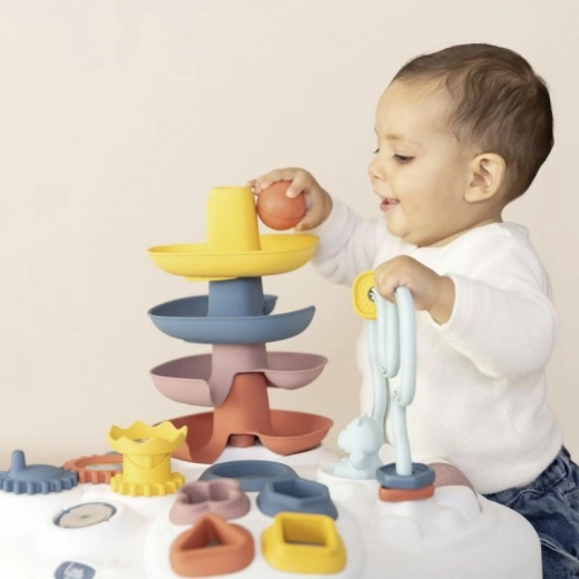 Perlenlabyrinth und drehbare Elemente