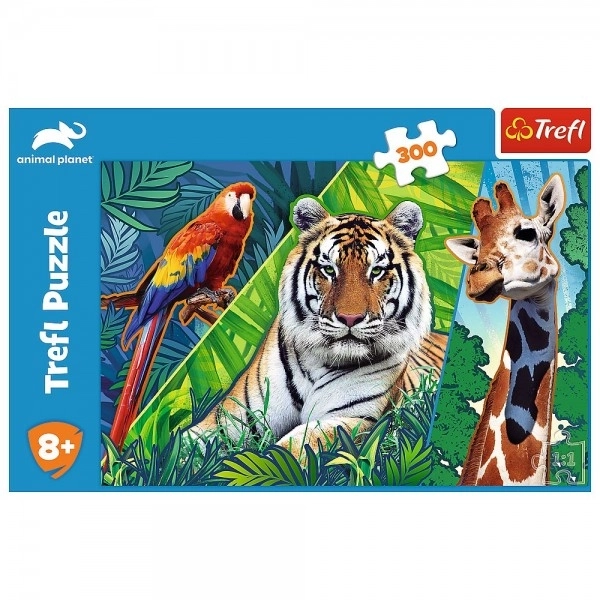 Puzzle TREFL Tierwelt: Wunderbare Tiere 300 Teile