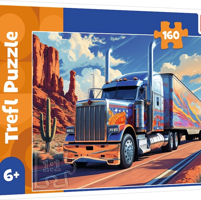 Puzzle LKW auf der Straße 160 Teile