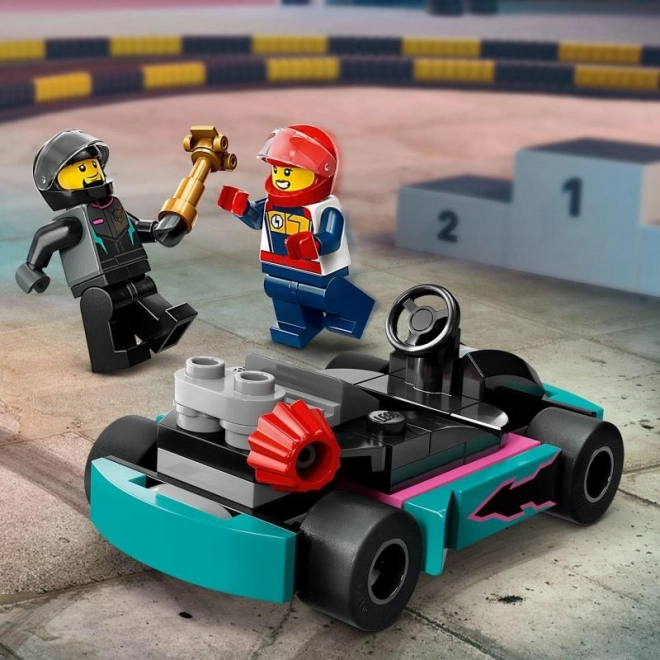 Lego City Gokarts und Rennfahrer