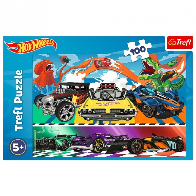 Hot Wheels Rasende Autos Puzzle 100 Teile